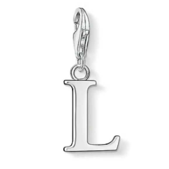 Thomas Sabo Letter L 925 Silver Dangle Charm - Picture 1 of 5